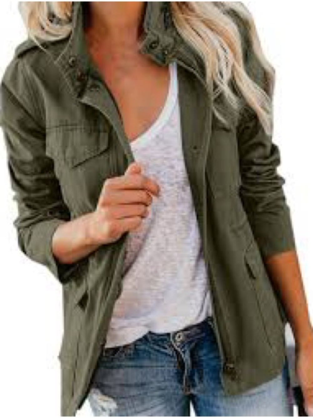Bb Dakota olive utility jacket